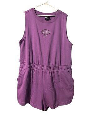 Nike Purple Sportswear Varsity Romper